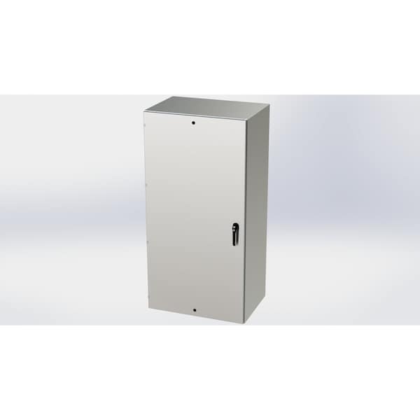 3 Point Latch with Padlock Handle Electrical Enclosures, 72 in H, 24 in D, 36 in W